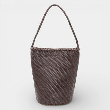 The Esmée Leather Tote Bag In Coffee