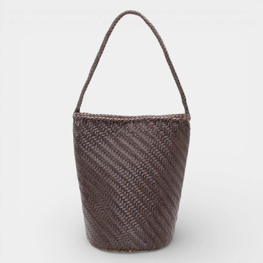 The Esmée Leather Tote Bag In Coffee