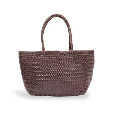 The Lou Leather Bag In Chocolate
