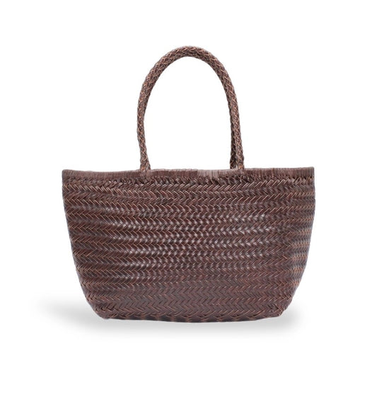 The Lou Leather Bag In Chocolate