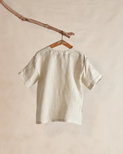 Load image into Gallery viewer, Kaely Russell Studio - Button Tee In Natural Linen
