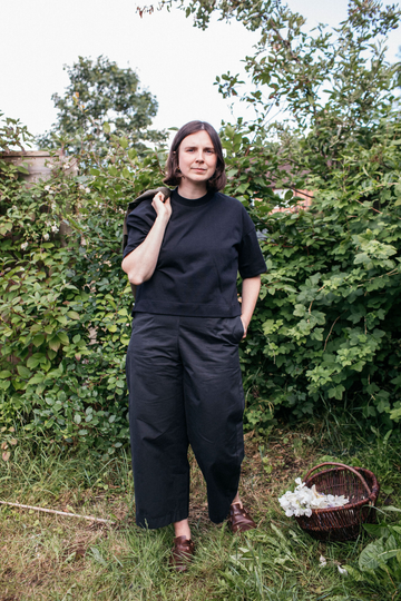 SaltAndCo Studio - Organic Cotton T-Shirt In Black