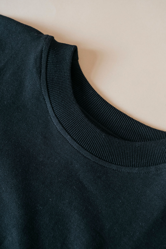 SaltAndCo Studio - Organic Cotton T-Shirt In Black