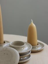 Load image into Gallery viewer, Eleanor Torbati Ceramics - Speckled Stoneware Candle Holder

