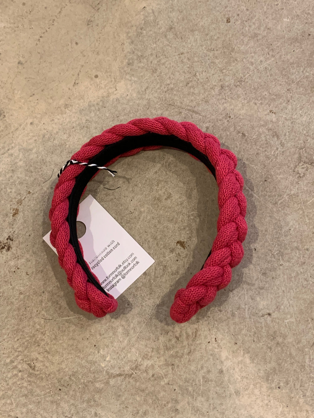 Form Norfolk - Chunky Statement Loop Knot Headband In Various Colours