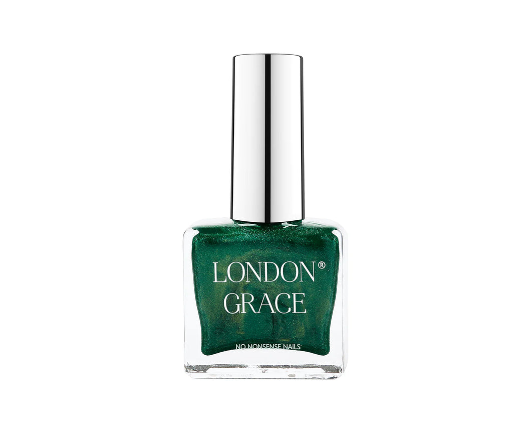 London Grace - Amy Petrol Green Nail Varnish