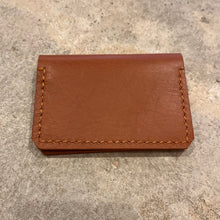 Load image into Gallery viewer, Juniper Calluna - Chesnut Leather Purse/Card Holder

