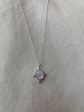 Load image into Gallery viewer, Smith &amp; Strange - Rainbow Moonstone Silver Necklace
