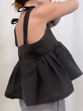 Load image into Gallery viewer, Rosana Exposito - Tie Frill Vest In Cotton Gabardine
