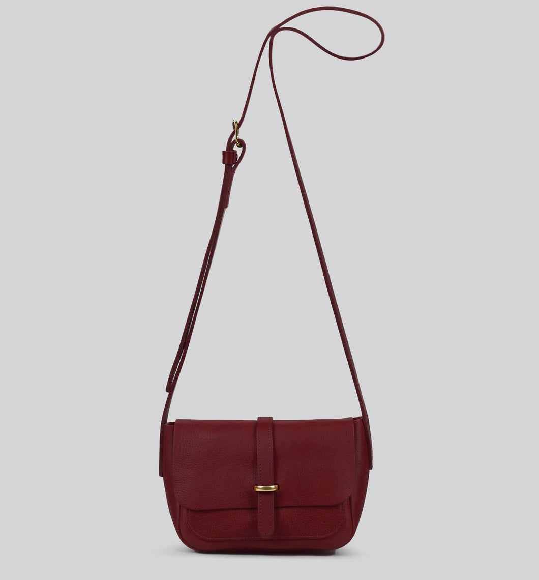 Mimi Berry - Jay Bag In Merlot Leather