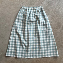 Load image into Gallery viewer, Seen Studio - Skirt With Pockets In Seafoam Check
