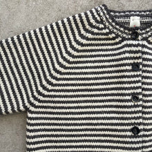 Load image into Gallery viewer, Yetton - Cardigan In Brown and Beige Stripe

