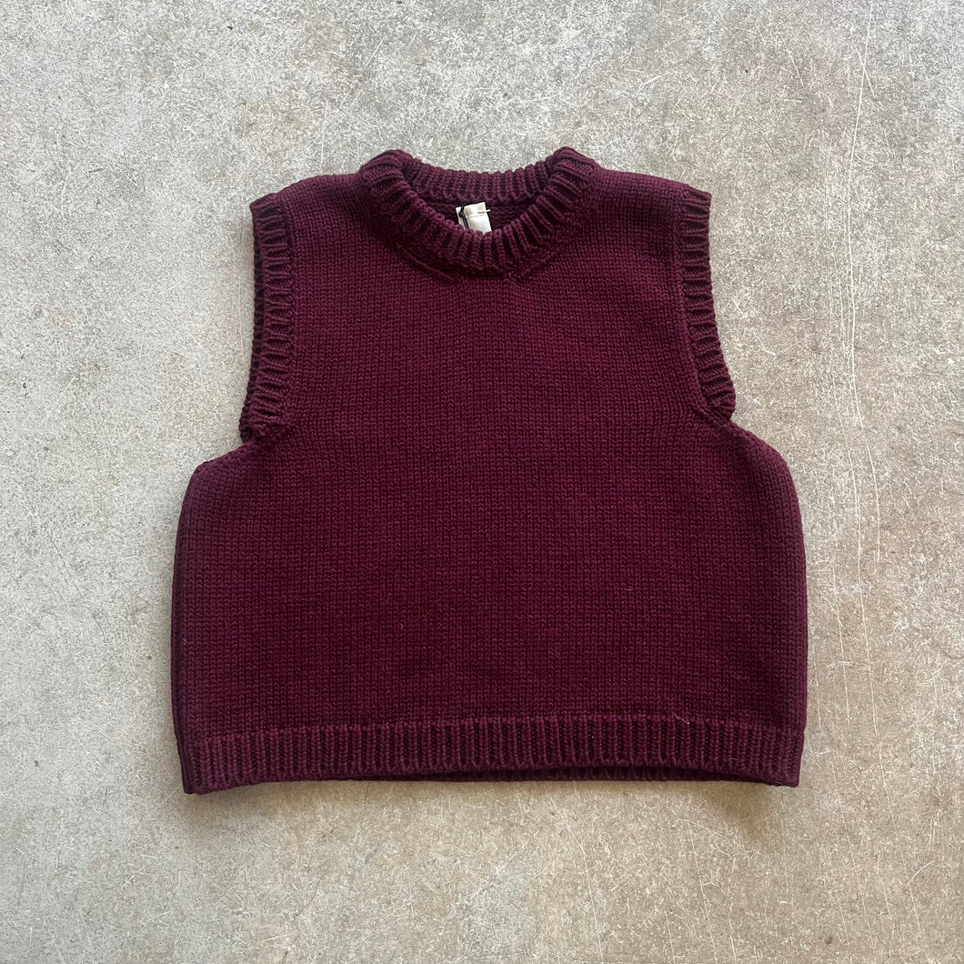 Yetton - Knitted Crew Neck Vest
