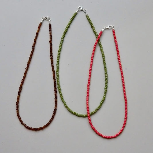 Third Drawer Up - Glass Beaded Necklace