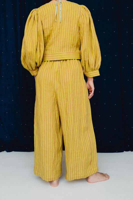 Tapuh Clothing - Rebecca Trousers In Squash Blossom