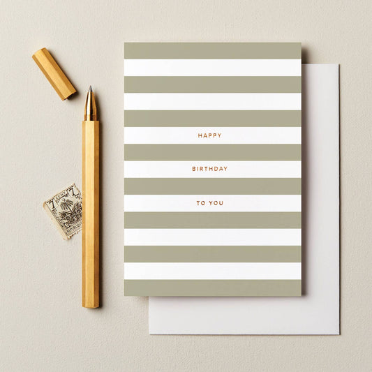Ink & Bloom - Happy Birthday Card