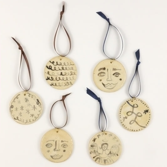 Christmas decorations on a white background 