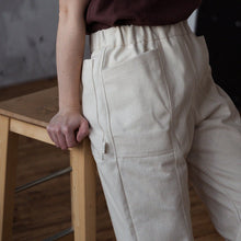 Load image into Gallery viewer, LAW Studios - Daria Trousers In Natural Twill
