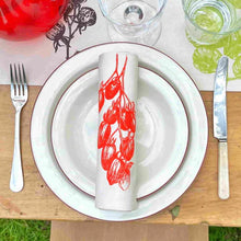 Load image into Gallery viewer, Lottie Day - Tomato 6 Piece Napkin Set

