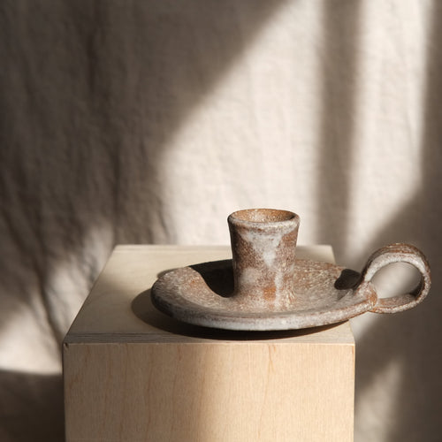 Ceramic candle holder matte
