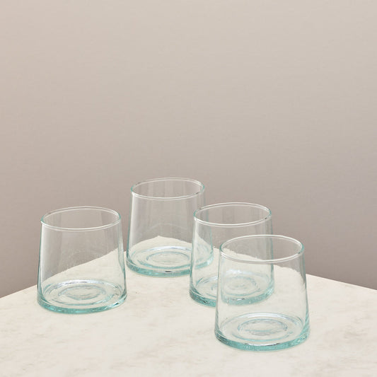 The Atlas Works - The Low Glass Tumbler Set Of Four
