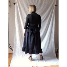 Load image into Gallery viewer, Clement House - The May Skirt In Navy Needlecord
