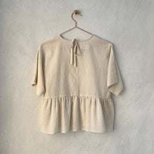 Load image into Gallery viewer, Elwin - Maya Top In Natural Handloom Cotton
