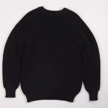 Black sweater on a white background