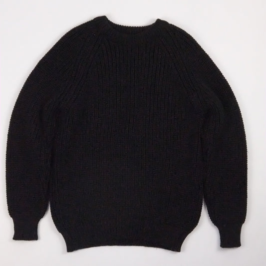 Black sweater on a white background