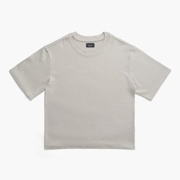 An off white tshirt on a white background 