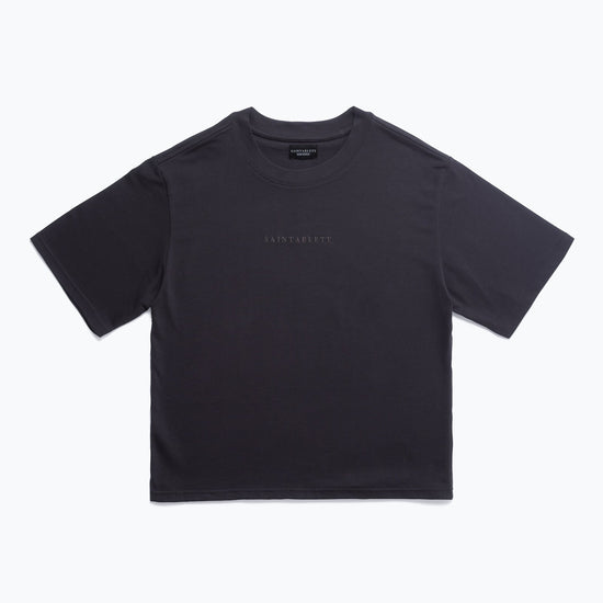 a charcoal tshirt on a white background