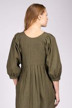 Load image into Gallery viewer, The Regular Works - Quilt Dress In Olive Linen
