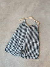 Load image into Gallery viewer, Baana Naturals - Playsuit In Black/White Check Linen
