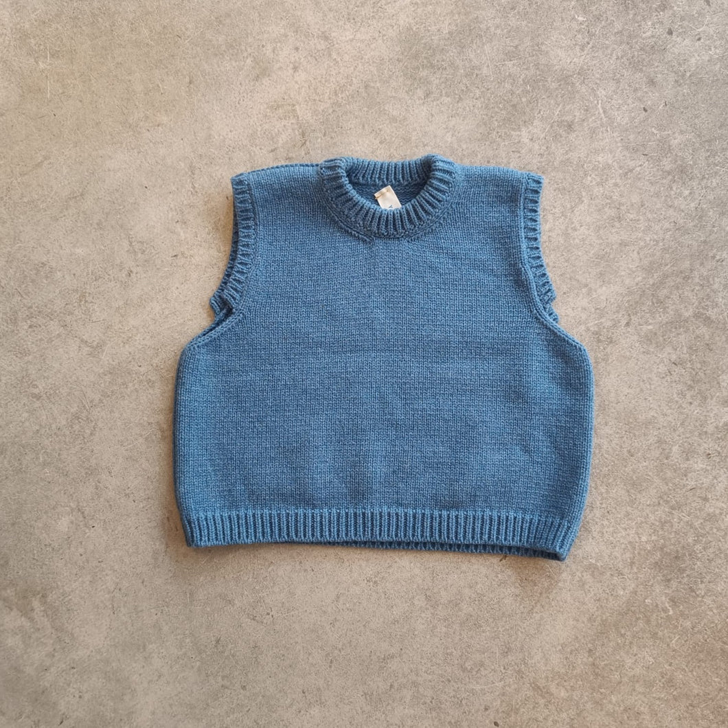 Yetton - The Vest In Cornflower Blue