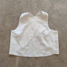 Load image into Gallery viewer, Crop Clothing - Cross Back Top In White
