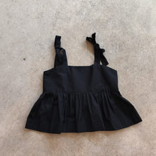 Load image into Gallery viewer, Rosana Exposito - Tie Frill Vest In Cotton Gabardine
