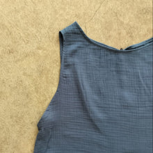 Load image into Gallery viewer, Seen Studio -  The Cropped Tank In Aegean Blue
