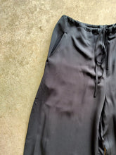 Load image into Gallery viewer, Atwin The Label - The Slinky Trousers In Black Bamboo Silk
