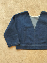 Load image into Gallery viewer, Atwin The Label - The Reversible Top In Indigo Denim
