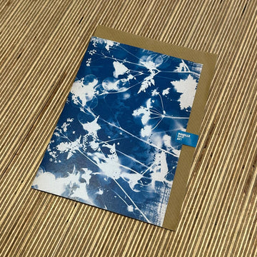 Danielle East - All The Flowers Cyanotype Greetings Card