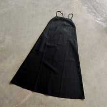 Load image into Gallery viewer, Atwin - The Solstice Dress In Black Ramie Linen
