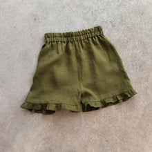 Load image into Gallery viewer, Clement House - Betty Frill Shorts In Olive
