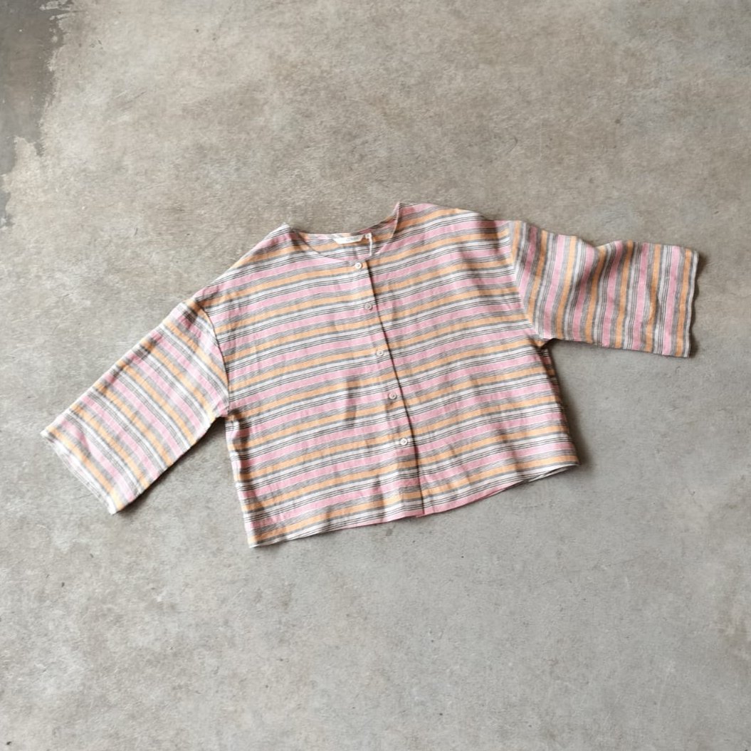 Nadinoo - Everyday Shirt In Sherbet Stripe