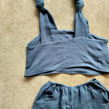 Load image into Gallery viewer, Seen Studio -  The Vest And Short Set In Aegean Blue
