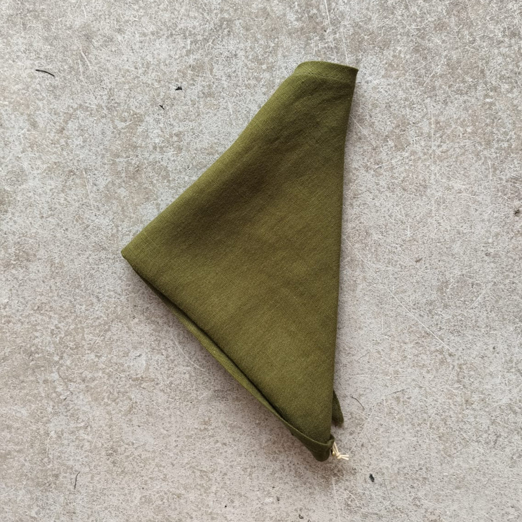 Clement House - Linen Neck Tie SS25