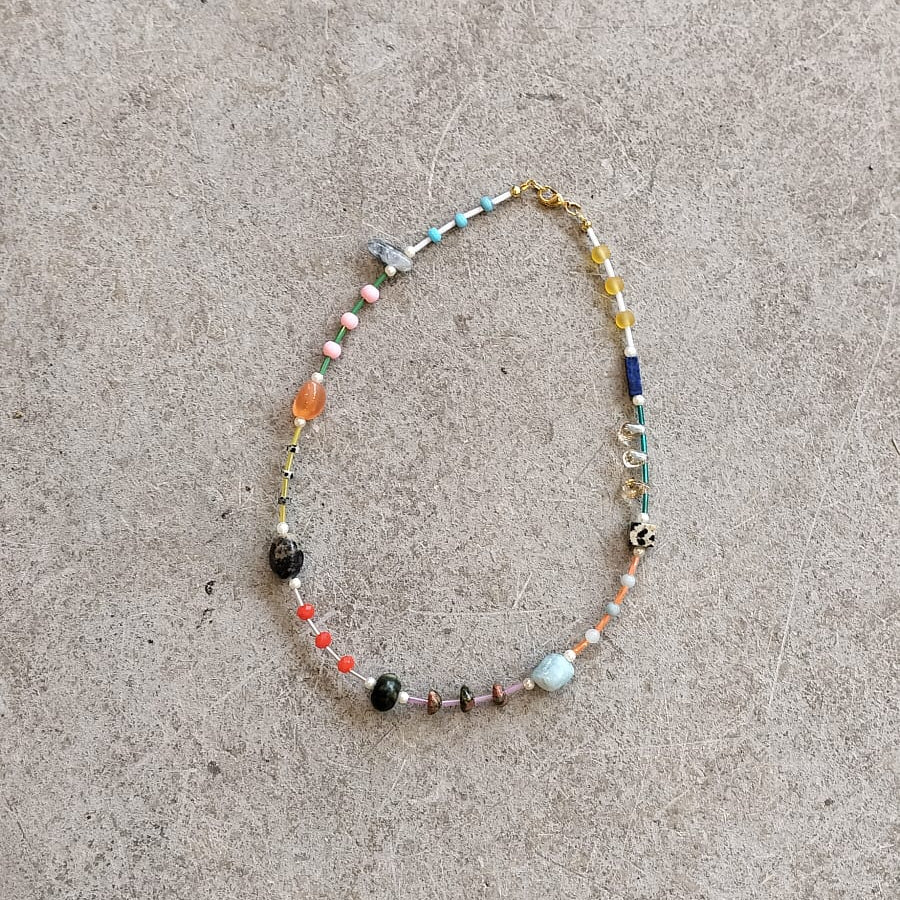 Third Drawer Up - Dash And Dot Beaded Necklace