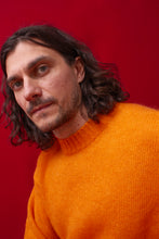 Load image into Gallery viewer, Yoke Studio - Brushed Mohair Jumper In Orange
