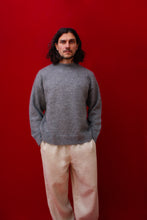 Load image into Gallery viewer, Yoke Studio - Brushed Mohair Jumper In Grey
