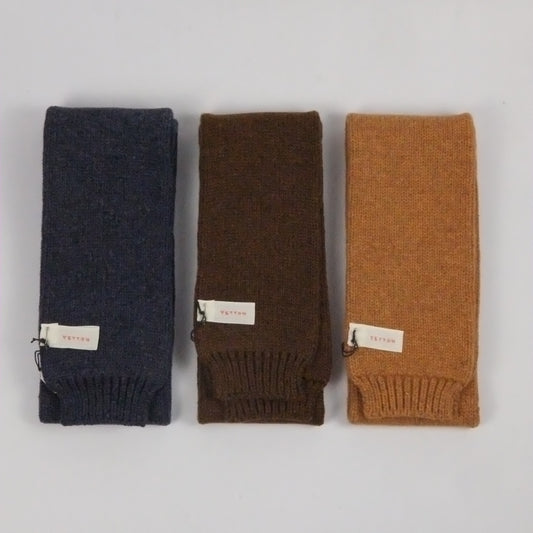 three scarfs on a white background 