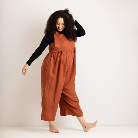 BD Clothing - Ada Jumpsuit In Burnt Orange | Atwin Store Norwich